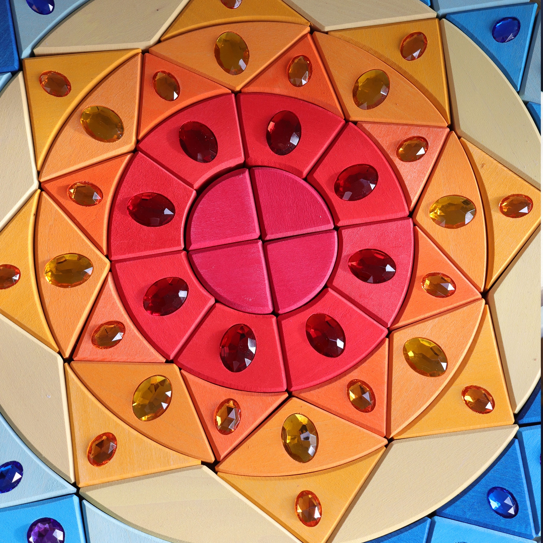 GRIMM`S Glitzermandala Sonne