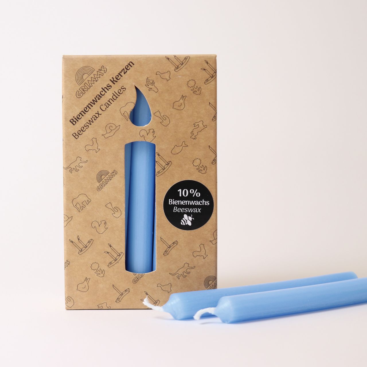 GRIMM´S Kerzen hellblau (12 Stück