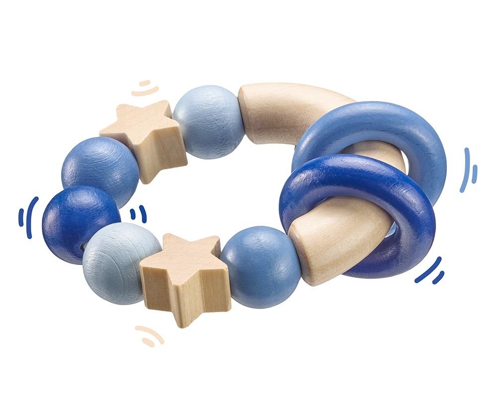Selecta bellybutton Greifling Glücksgriff blau