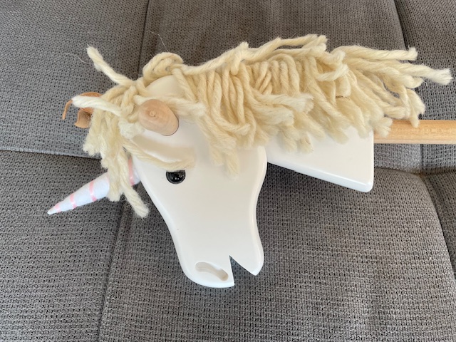 Steckenpferd Einhorn - Holzspielzeug Profi