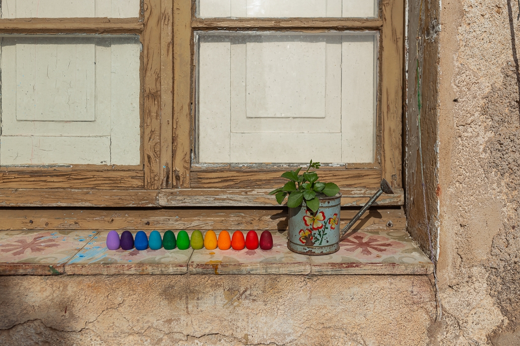 Grapat Mandala Rainbow Eggs Regenbogen Eier