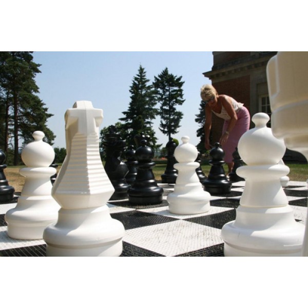 Übergames Riesen Schachfigur König weiß oder schwarz