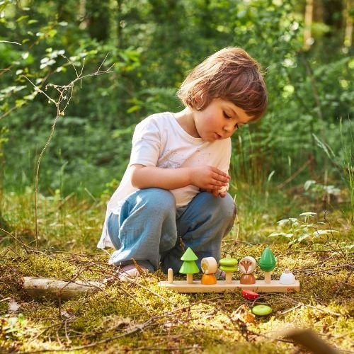 goki Farben- & Formensortierspiel Kleine Waldfreunde
