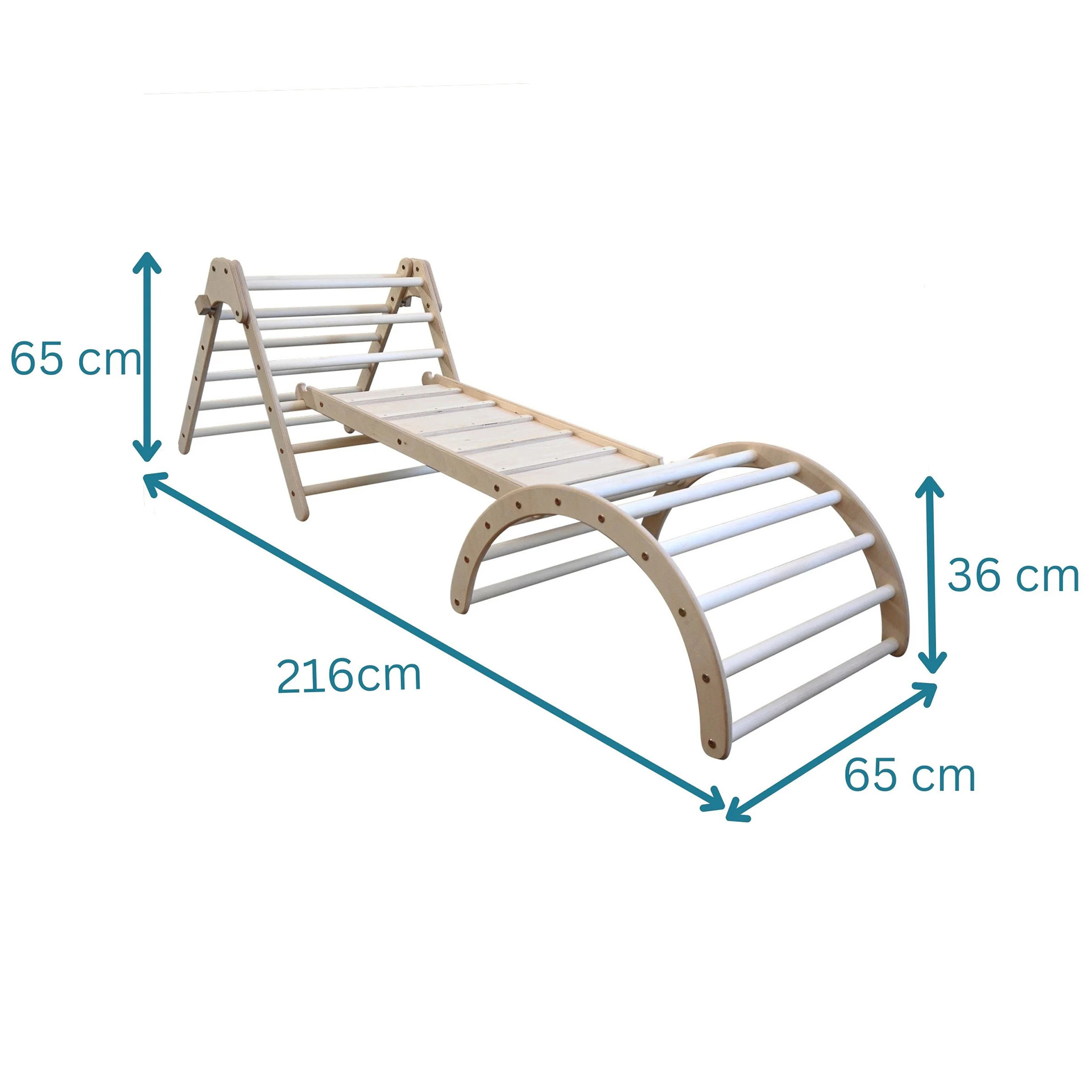 ClimbUpToys Kletterset FOLD UP - Holzspielzeug Profi
