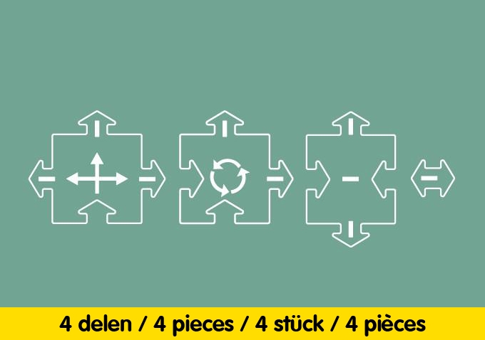 waytoplay Kreuzungen Extension (4 Teile)