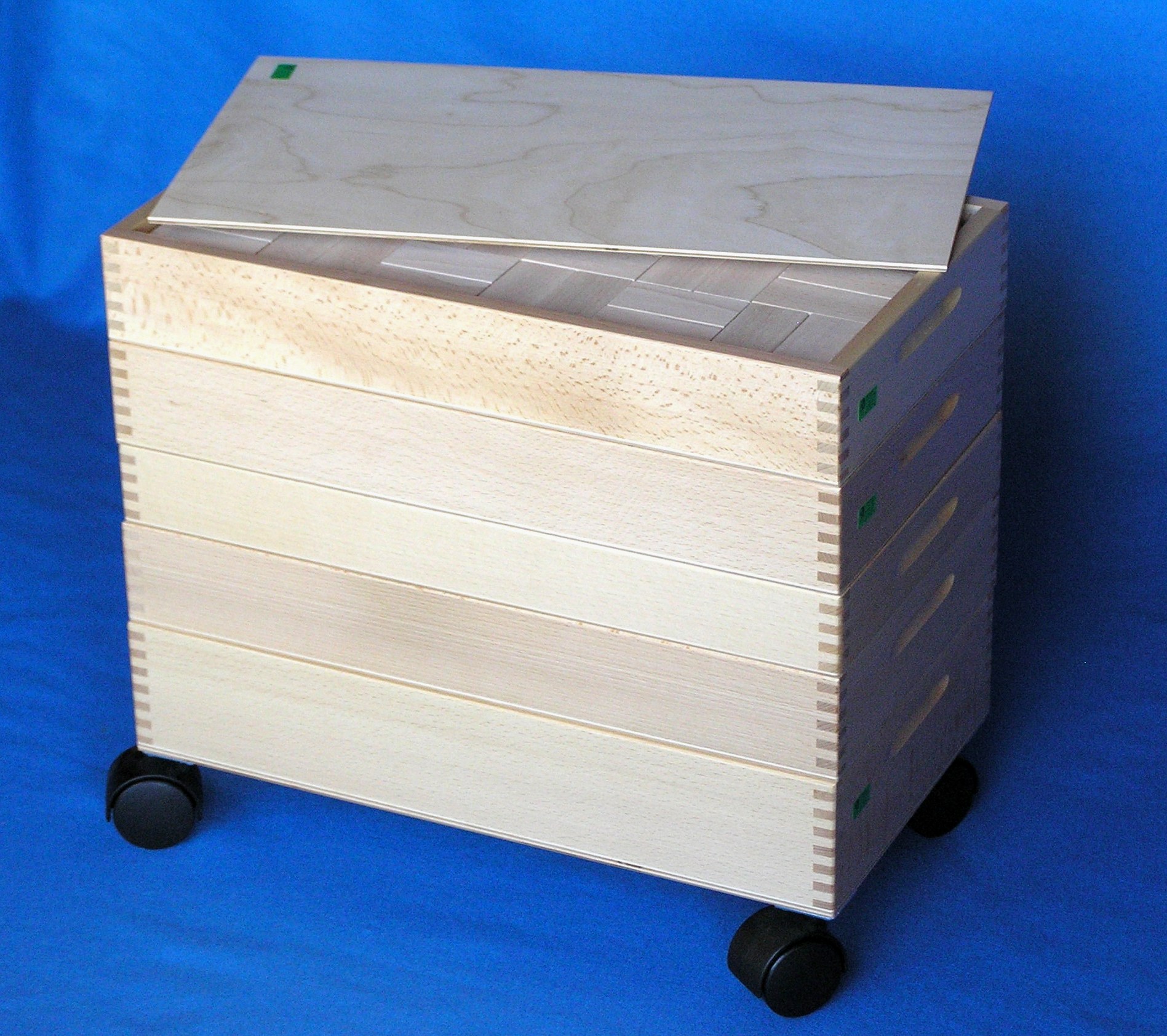 Beck Bauwagen: Würfelkasten (42 Bausteine)