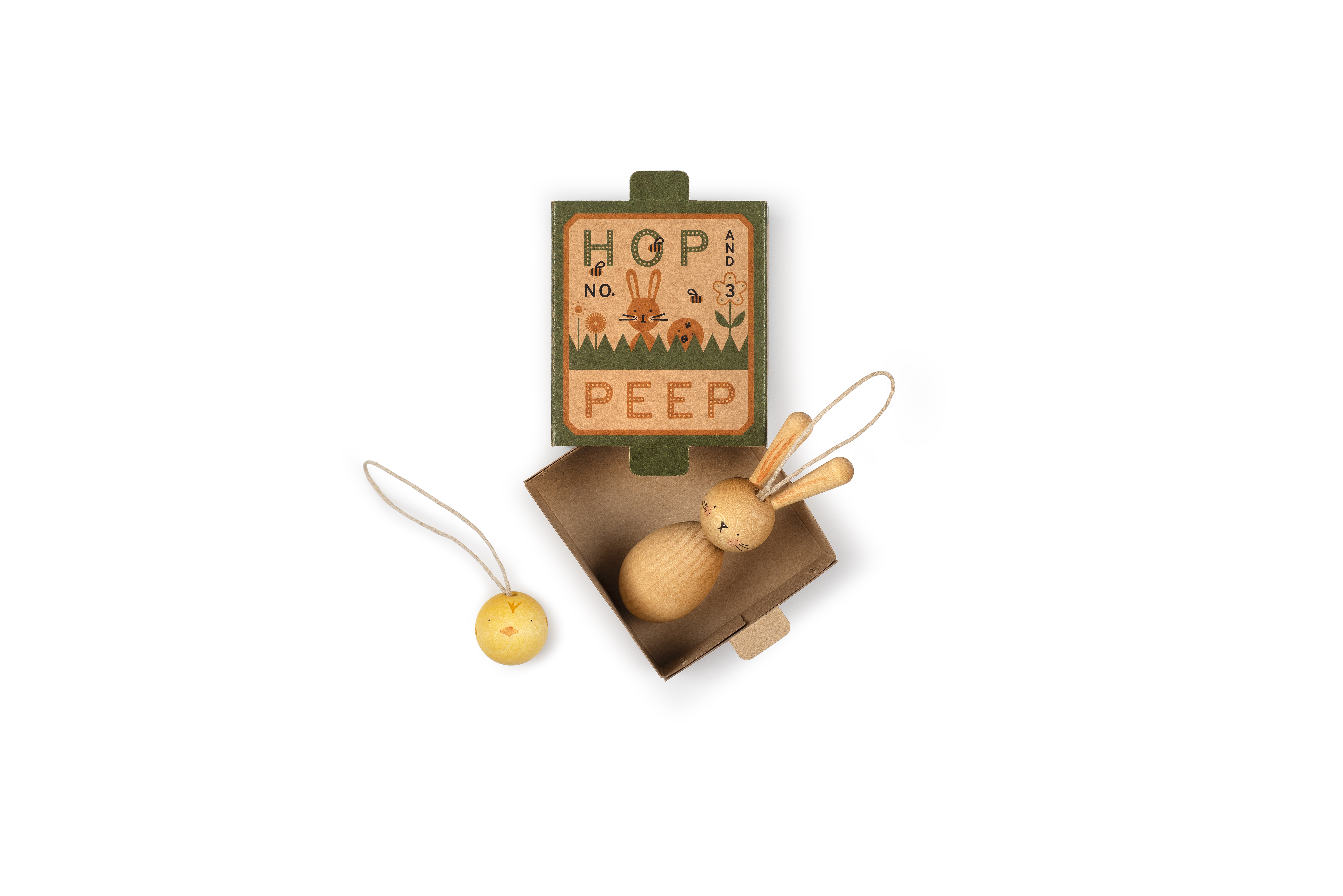 Grapat Oster Ornament Nº3 - Hop and Peep