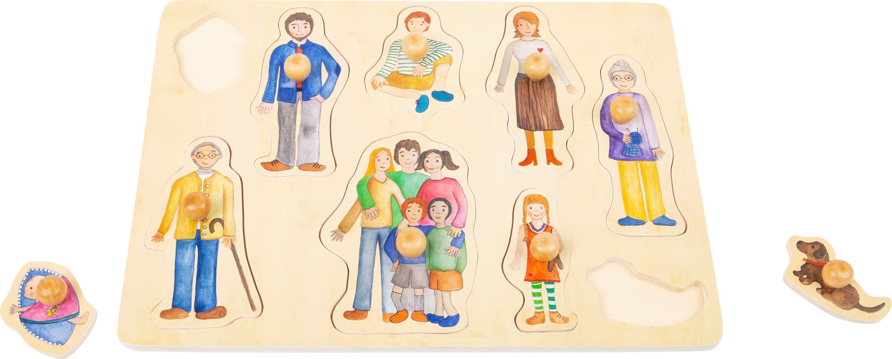 Setzpuzzle Familie