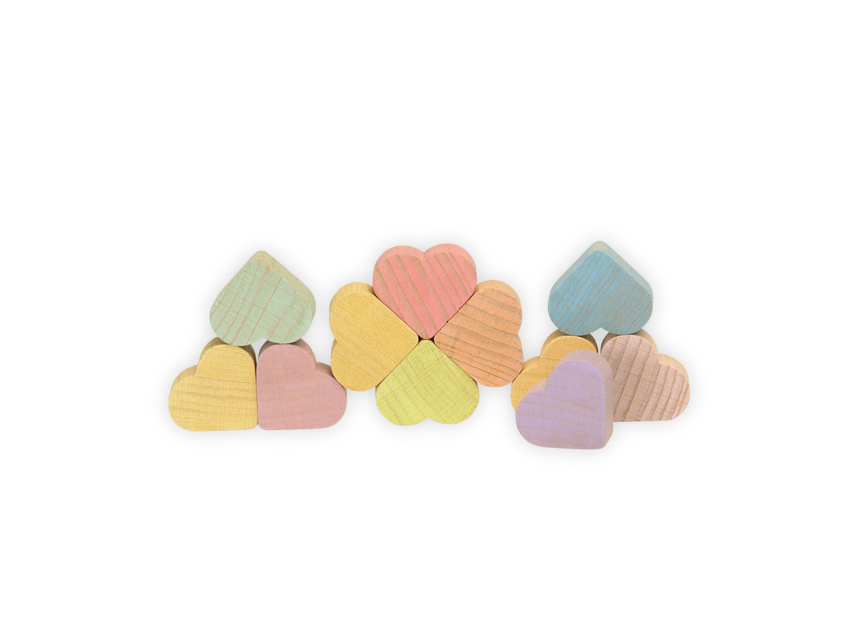 OCAMORA Herzen pastell Corazones Color