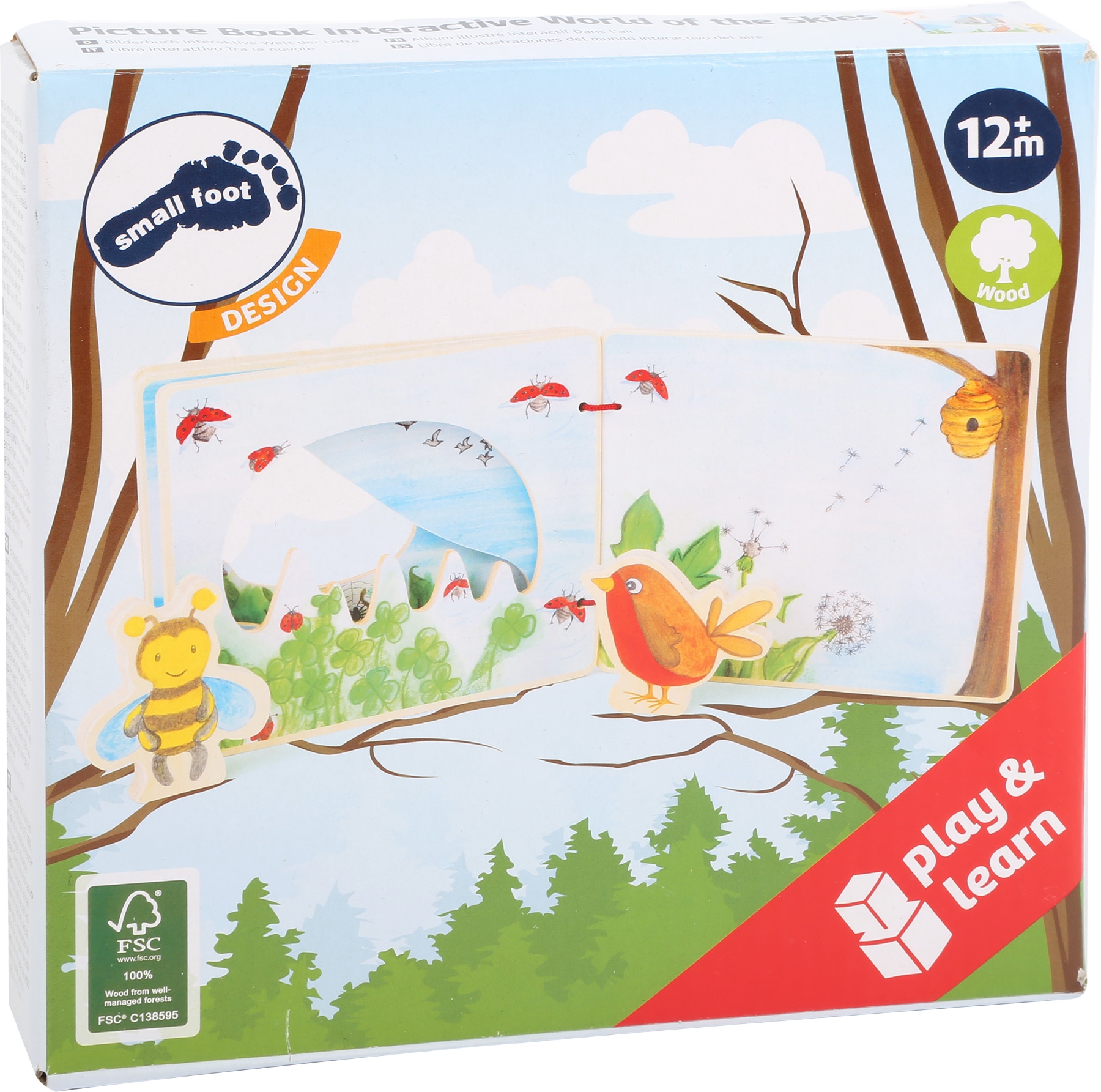 Holzbilderbuch Welt der Lüfte