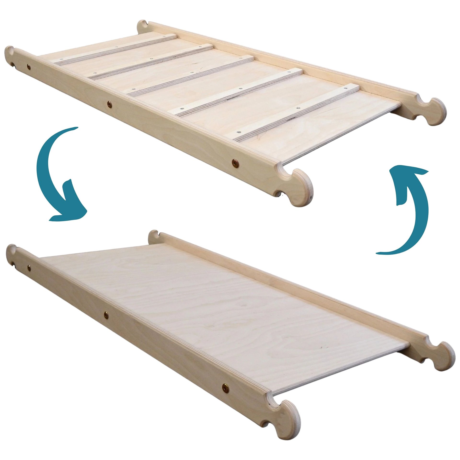 ClimbUpToys Kletterset FOLD UP mit Zelt & Kissen (6-tlg.) - Holzspielzeug Profi