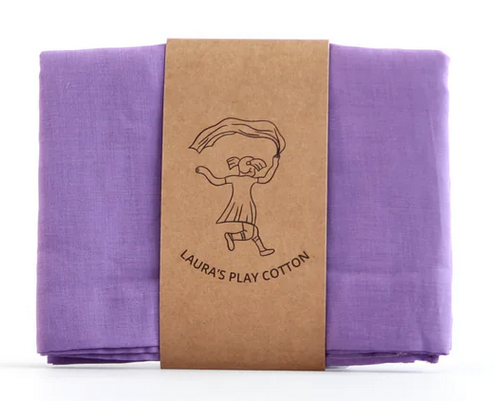 LAURA`S PLAY COTTON Spieltuch VIOLET 50x50cm