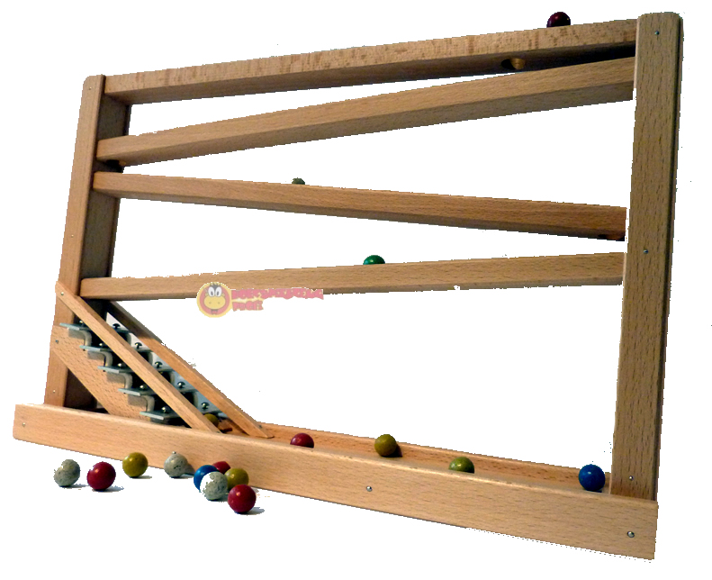 Beck Kugelbahn mit Glockenspiel, natur