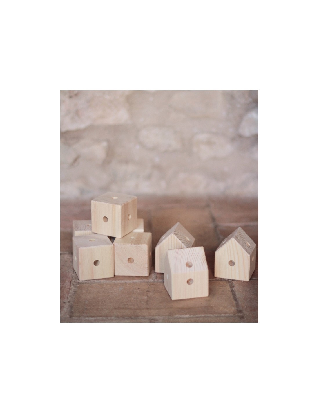 Trígonos Klötzchen Set (2 x 10)