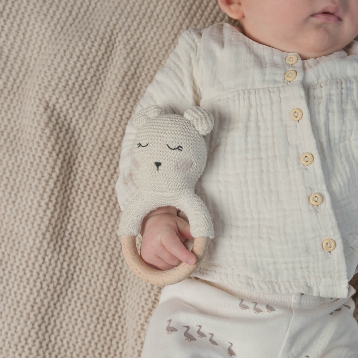 Baby Bello Rassel Beißring Bobby the Polar Bear