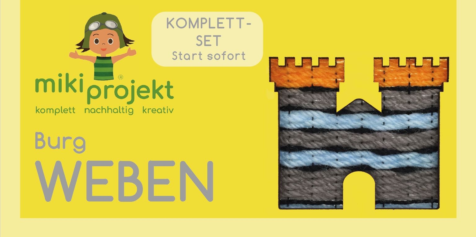 mikiprojekt Bastelset Weben Burg