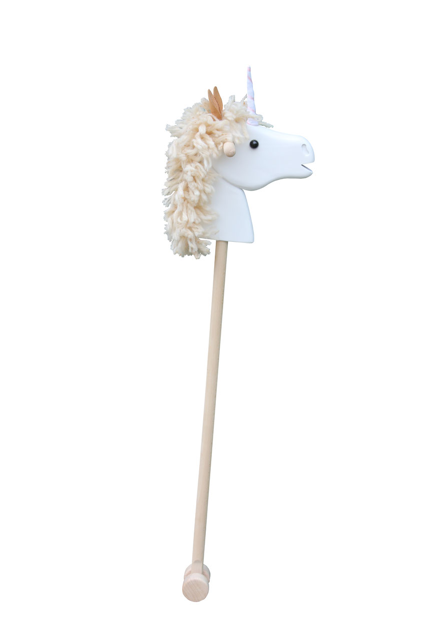 Steckenpferd Einhorn - Holzspielzeug Profi