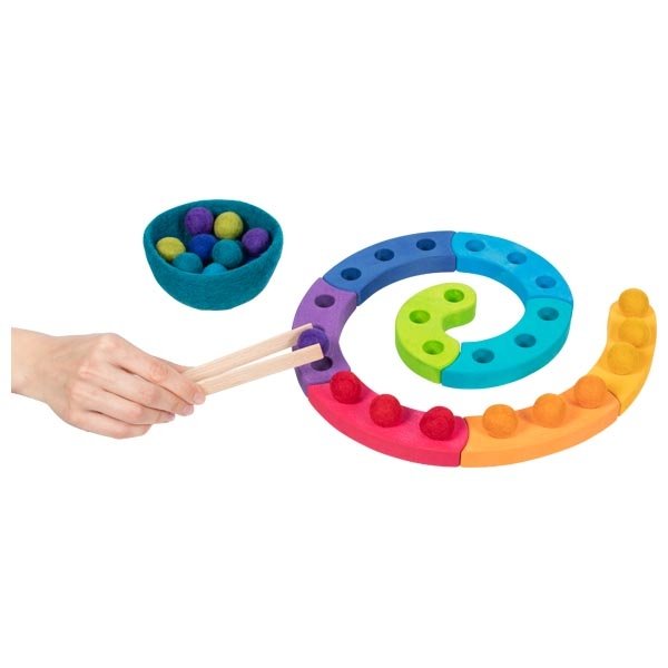 goki evolution Farbsortierspiel Adventsspirale