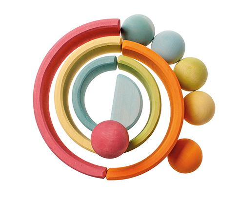GRIMM´S Holzkugeln pastell 45 mm (6er Set)