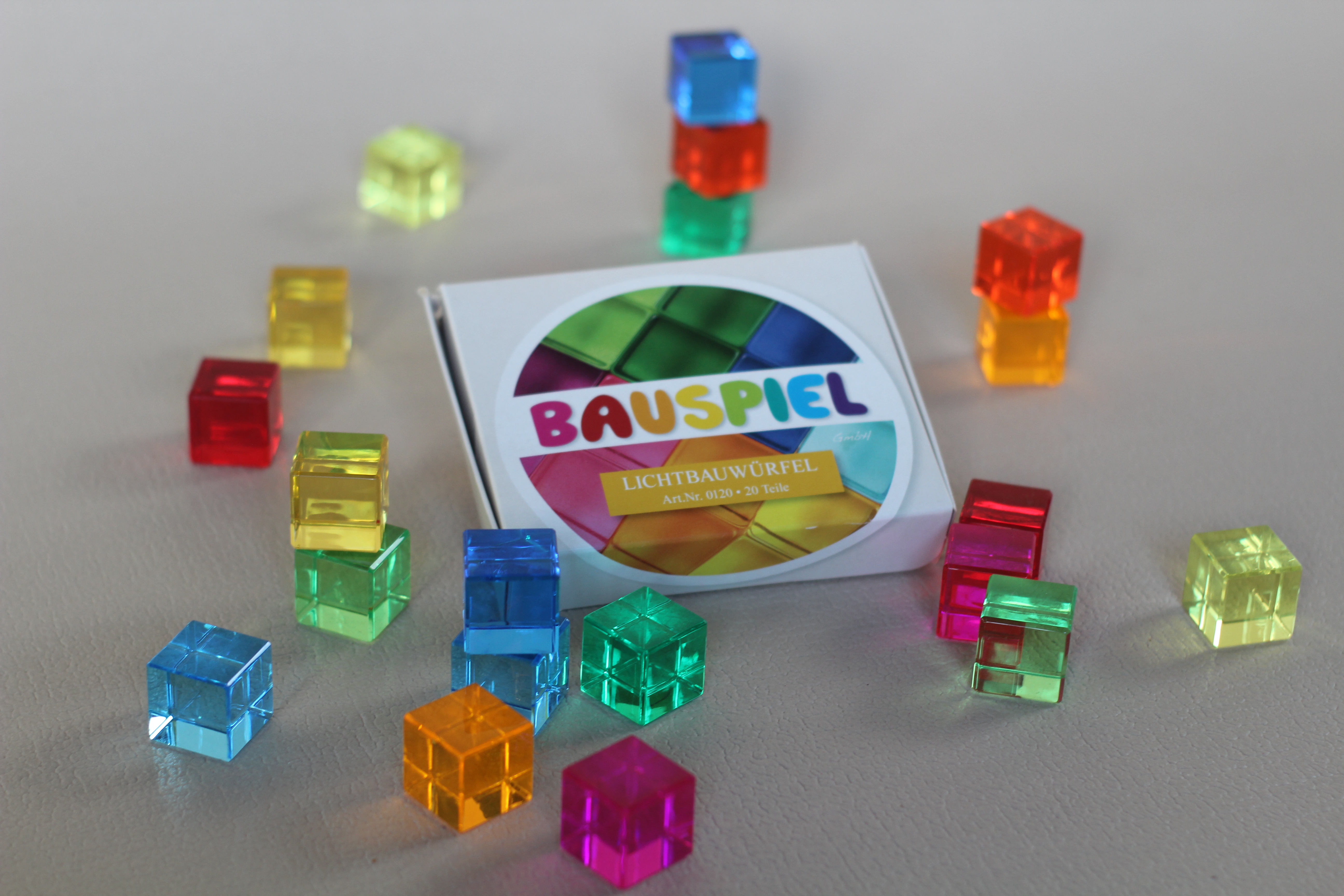 BAUSPIEL Lichtbauwürfel (20 Stück)