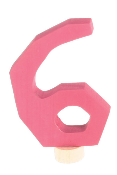 GRIMM´S Zahlenstecker 6 rosa