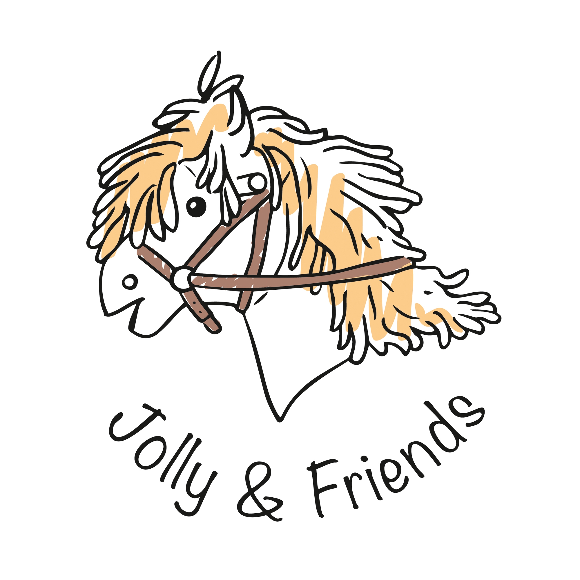Sattel für Schaukelpferd Jolly Popcorn