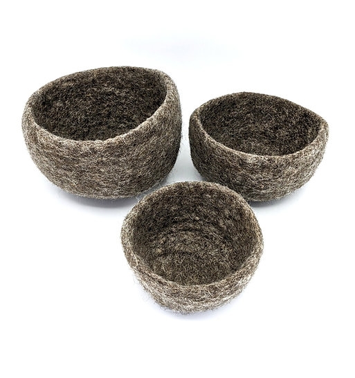 ROMANSWERK Filzschälchen (3er Set)