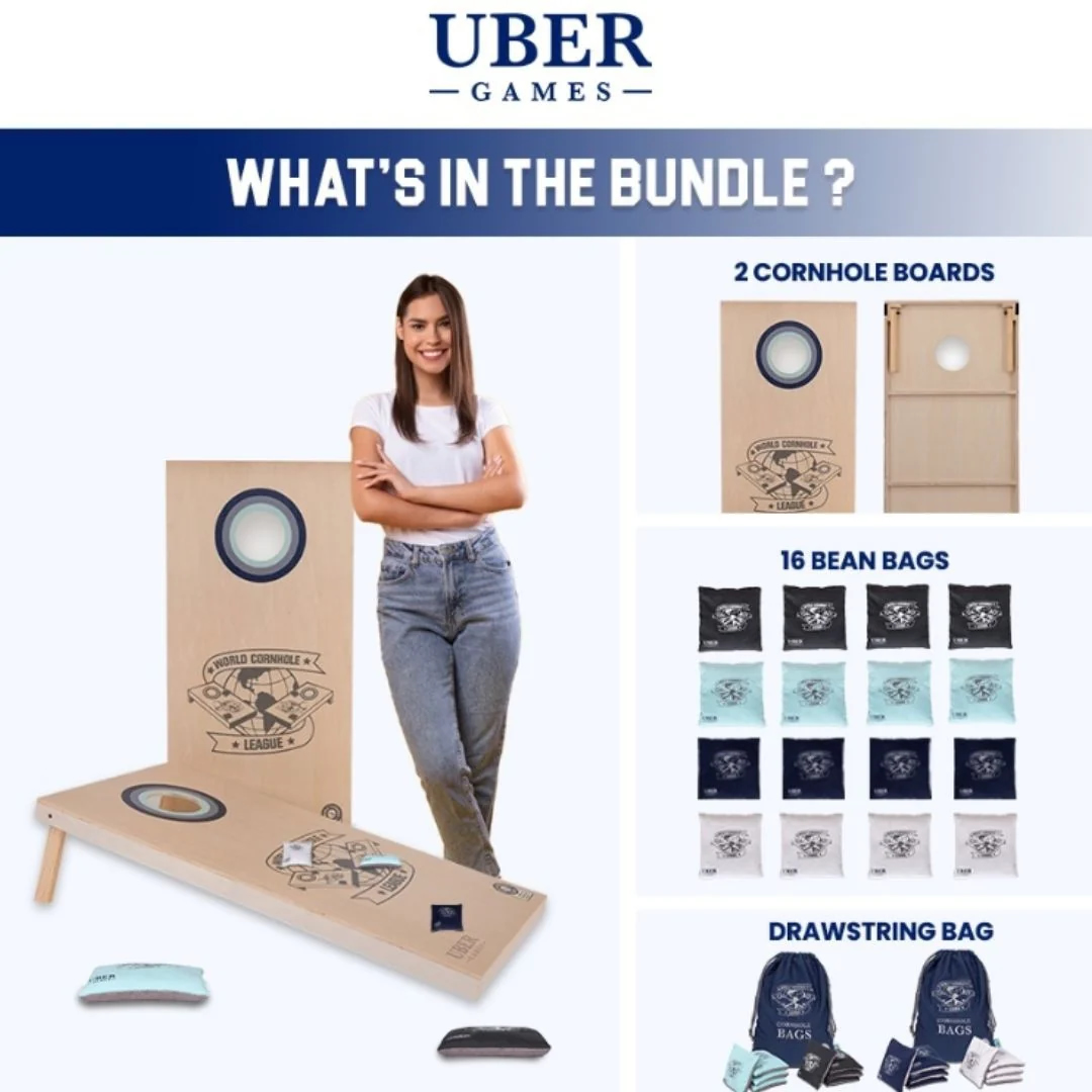 Übergames Cornhole 120x60 - Holzspielzeug Profi