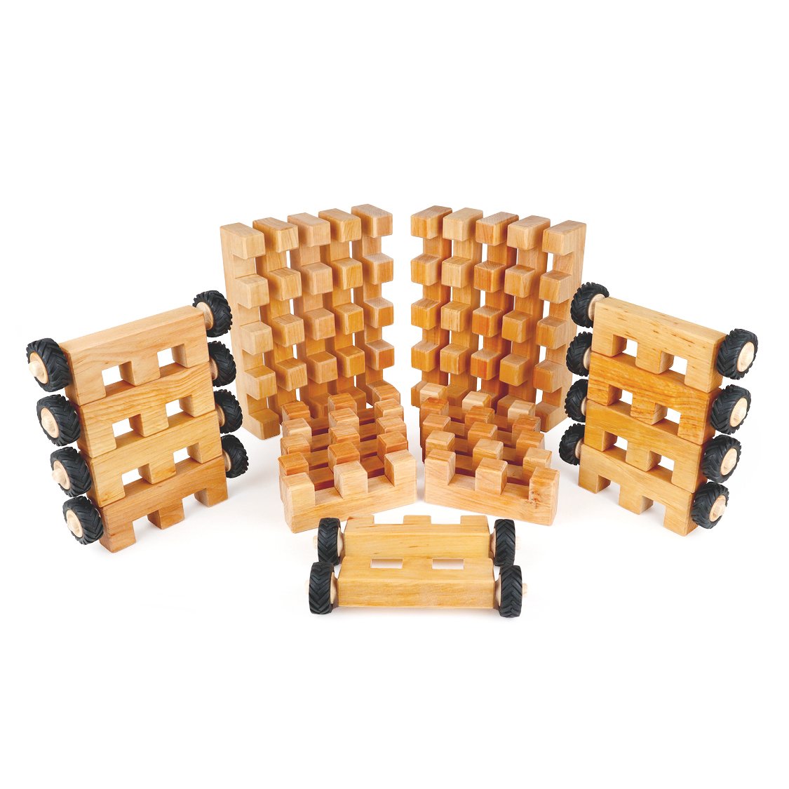 BAUSPIEL Großes Räderbauset (30 Teile)