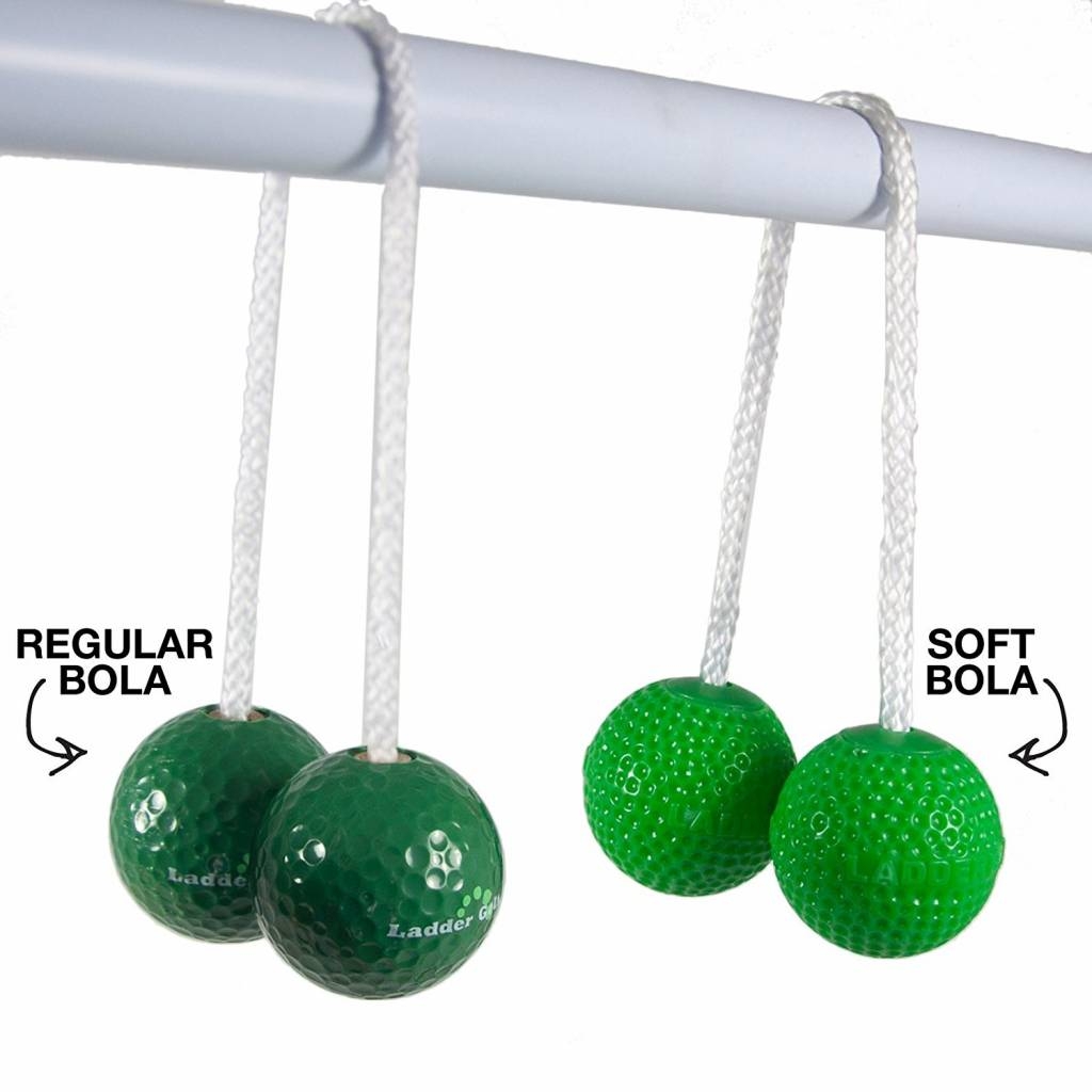 Übergames Meister Leitergolf weiß-grün SOFT Bolas