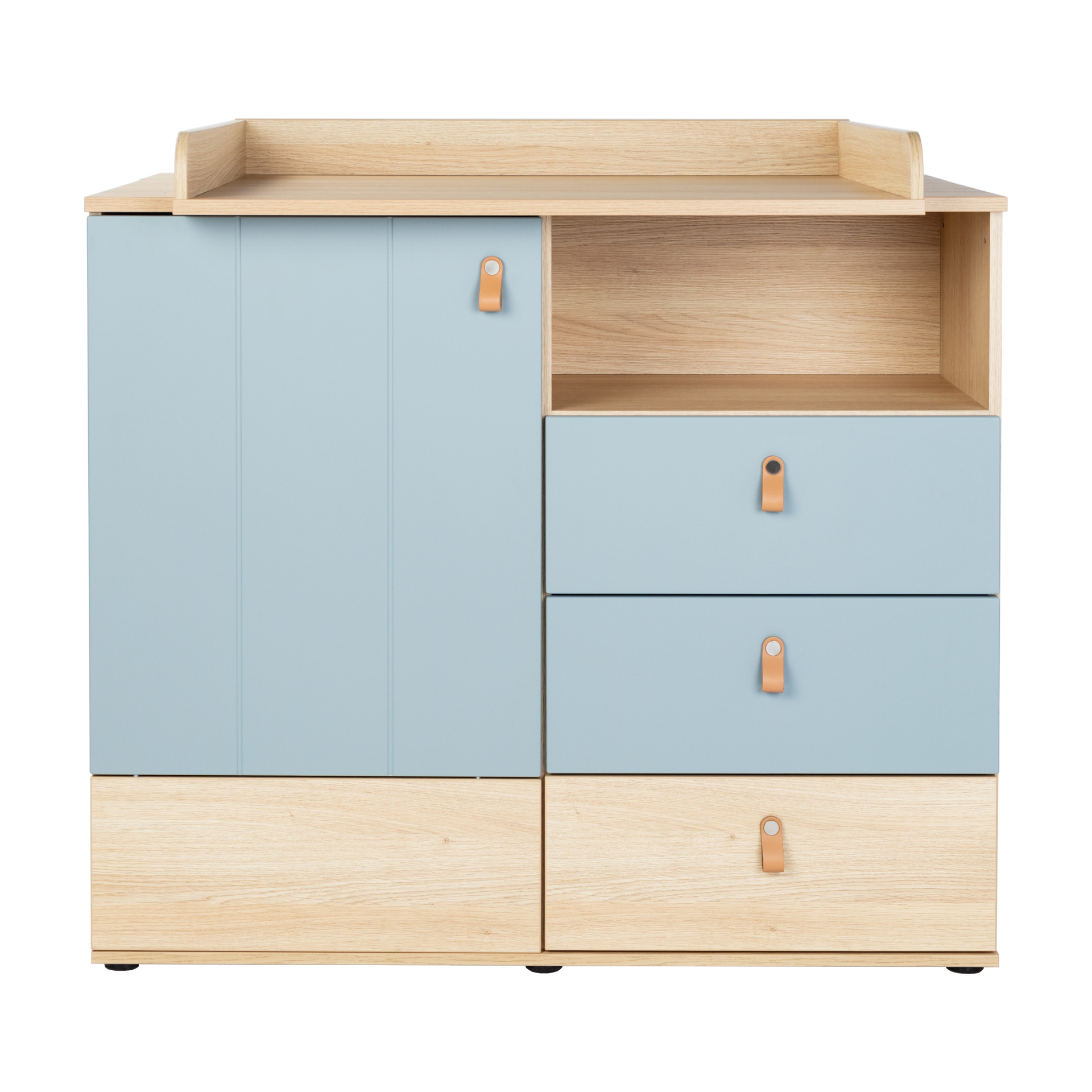 Arthur Berndt Babyzimmer ROOFY Wickelkommode in Salbei und Nagano Oak NB