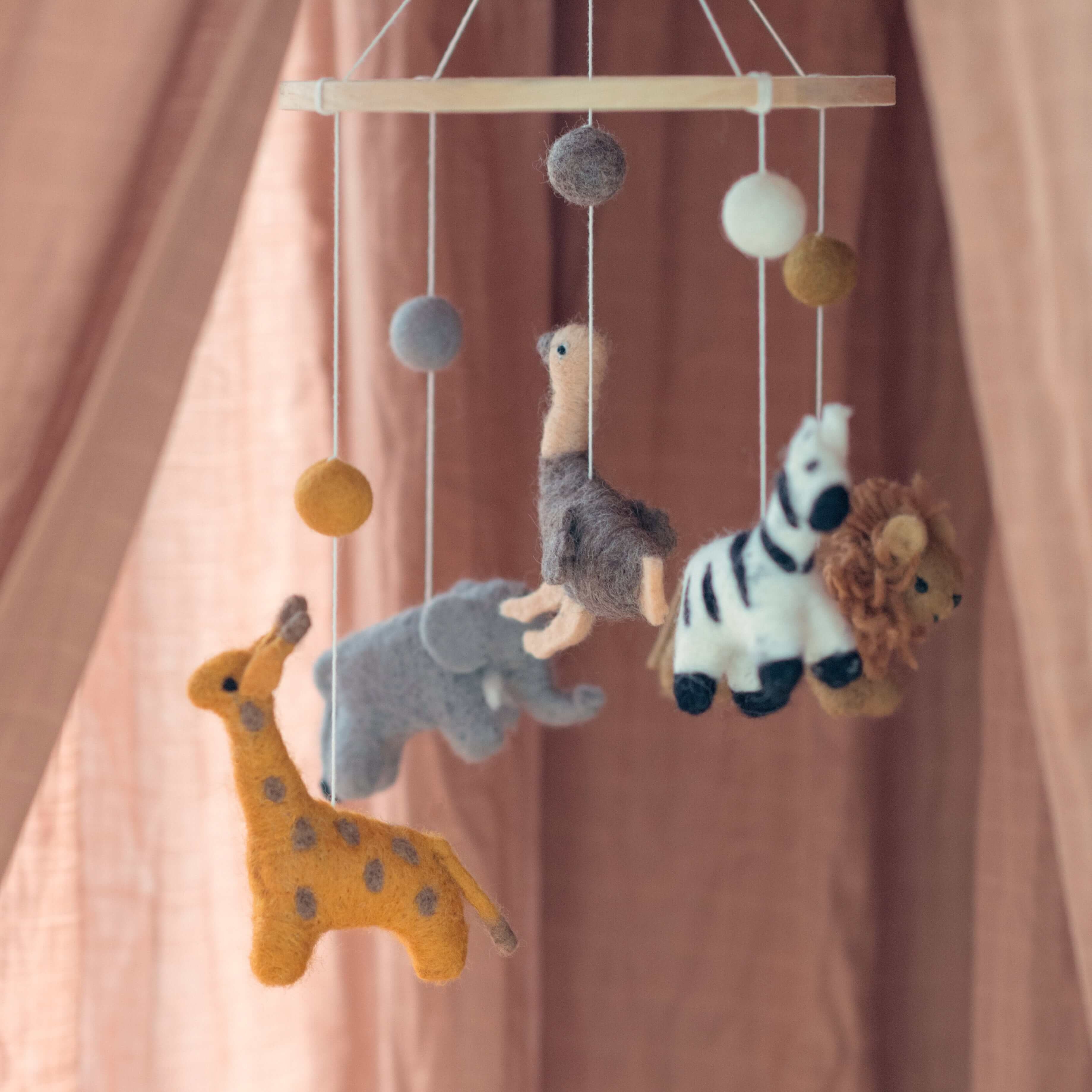 Baby Bello Filz-Mobile Wildlife