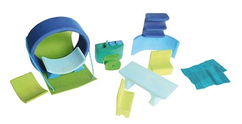GRIMM´S Blau-grünes Bauhaus Ozean