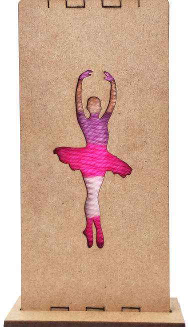 mikiprojekt Bastelset Weben Ballerina