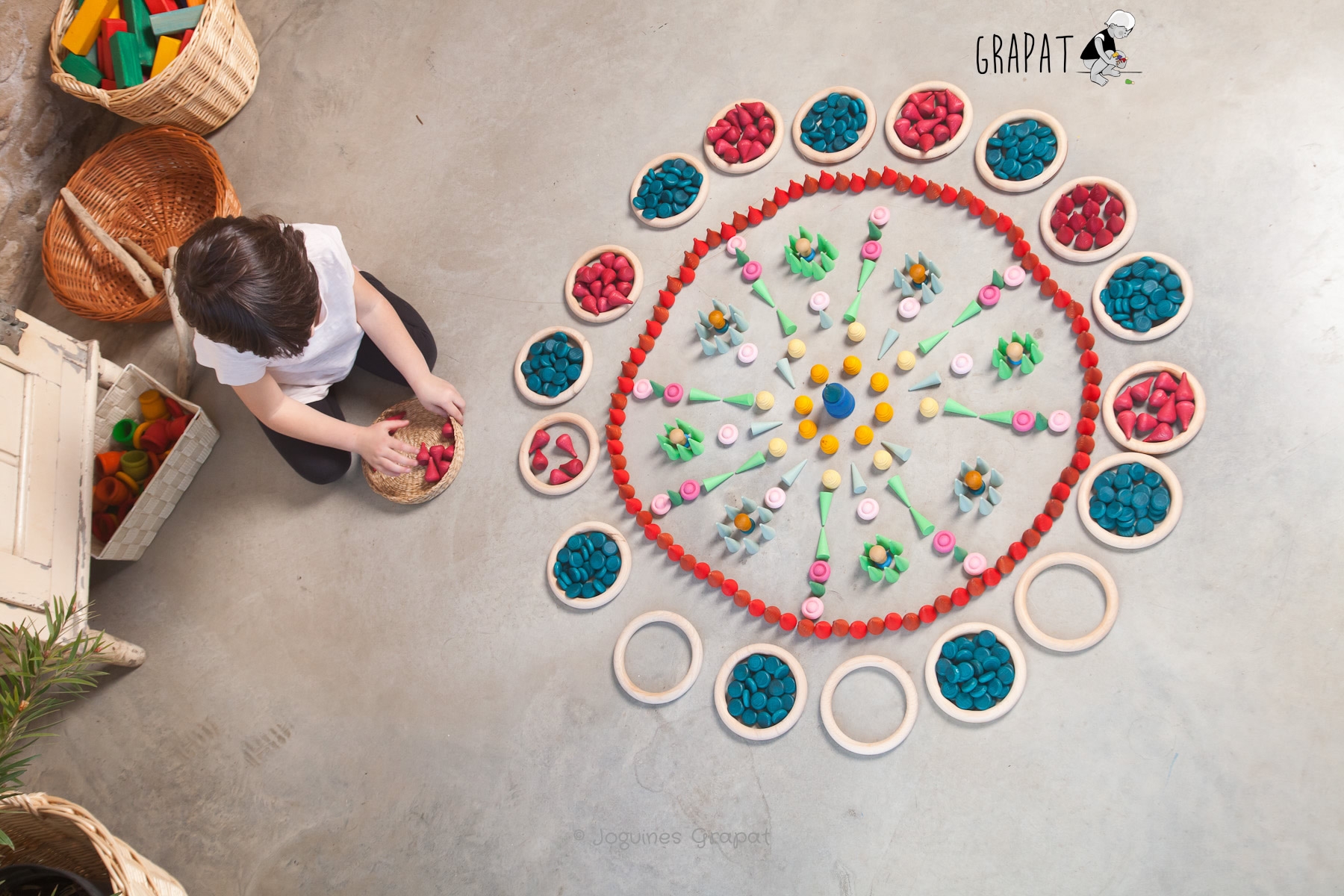 Grapat Mandala Kleine Honeycombs