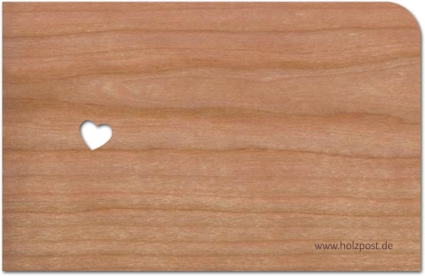 Holzpost® Grußkarte Zur Hochzeit