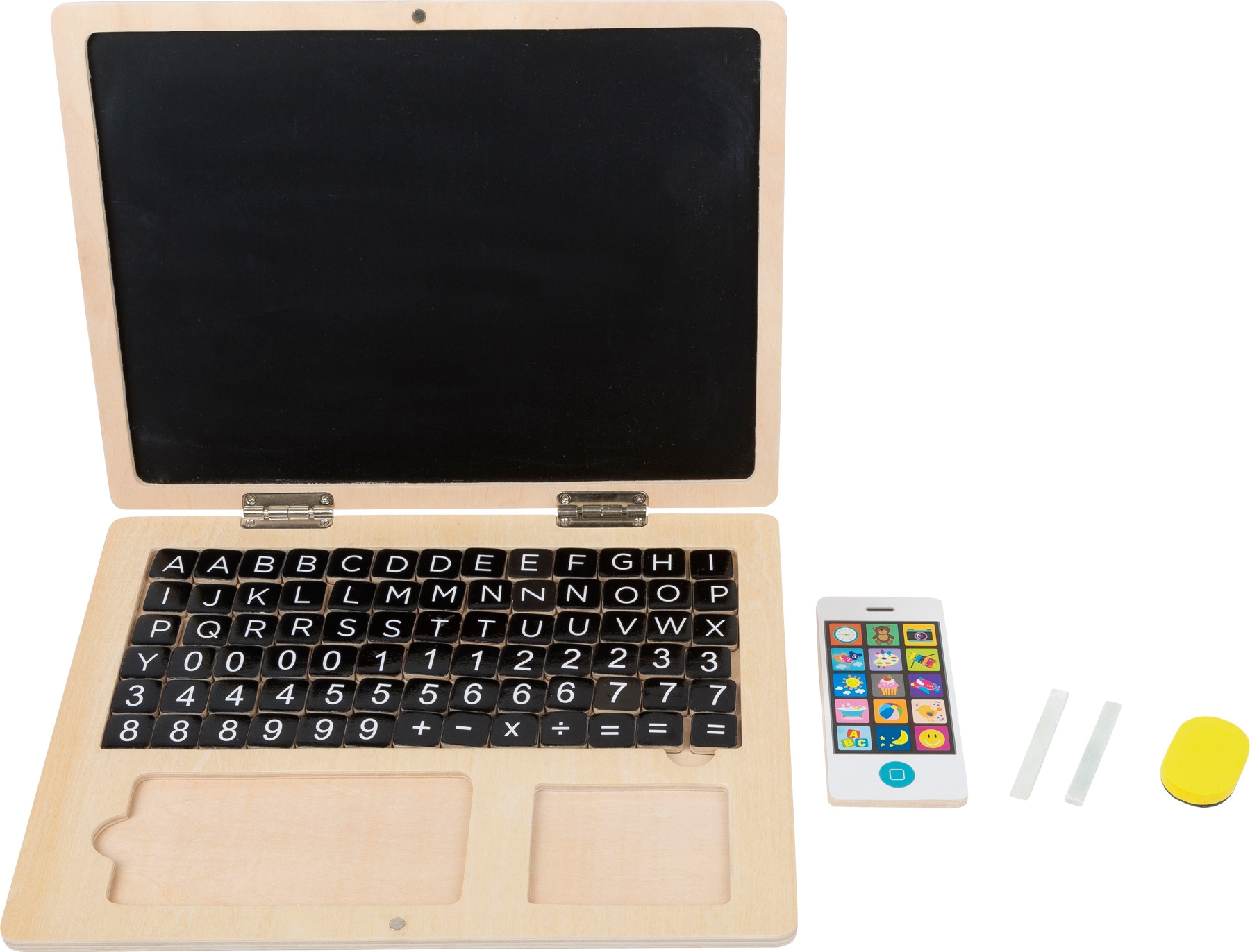 Spielzeug Laptop aus Holz