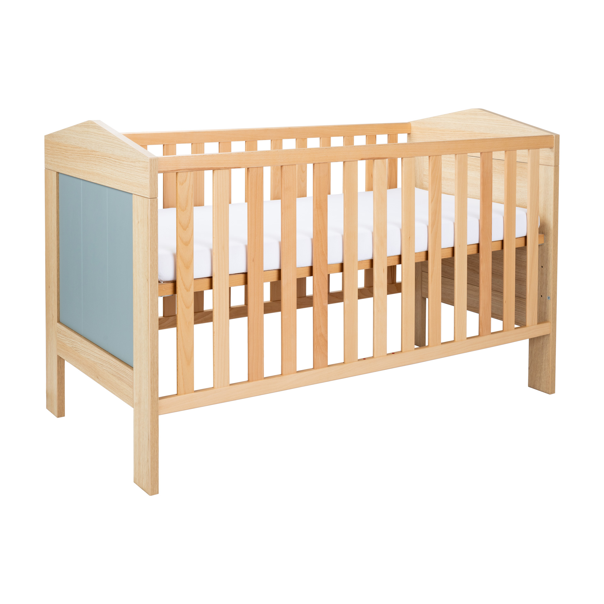 Arthur Berndt Babyzimmer ROOFY Kinderbett in Salbei und Nagano Oak NB