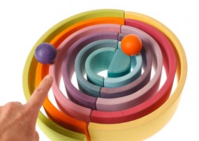 GRIMM´S Großes Bogenspiel Regenbogen pastell