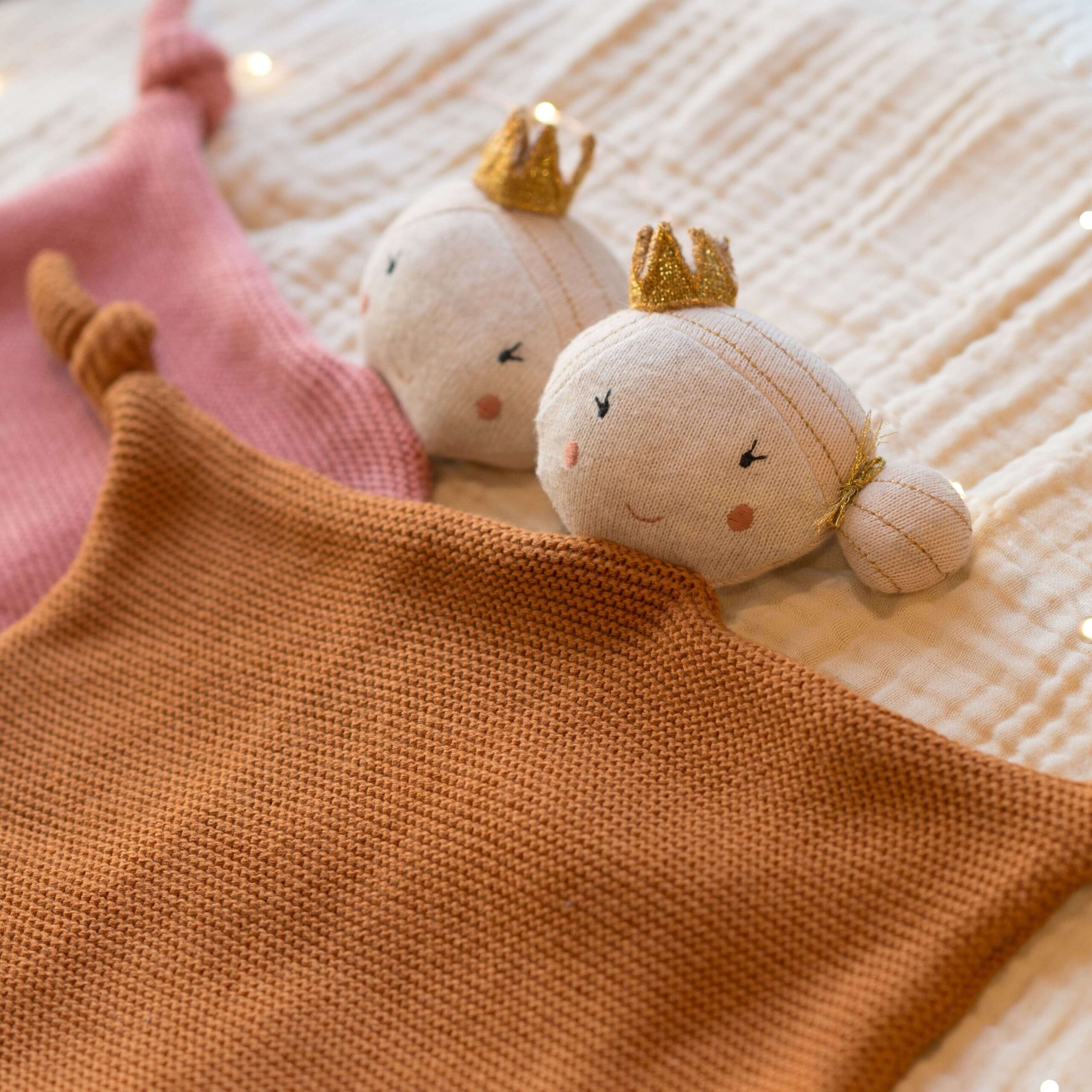 Baby Bello Kuscheltuch Penny the Princess Rust