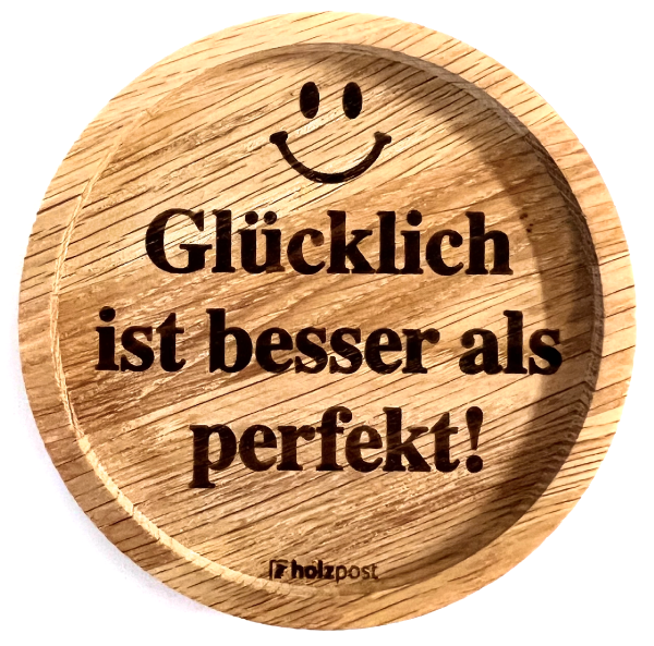 Holzpost® Untersetzer Perfekt