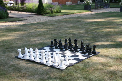 Übergames Garten Schach Matte