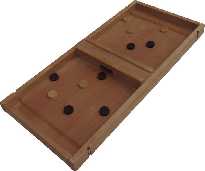 Holz-Bi-Ba-Butze Spielsteine für Flitzpuck (12 Stück)