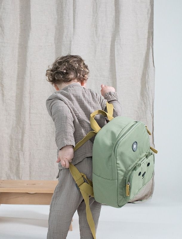 FRANCK & FISCHER Kinder-Rucksack Bär Saga grün