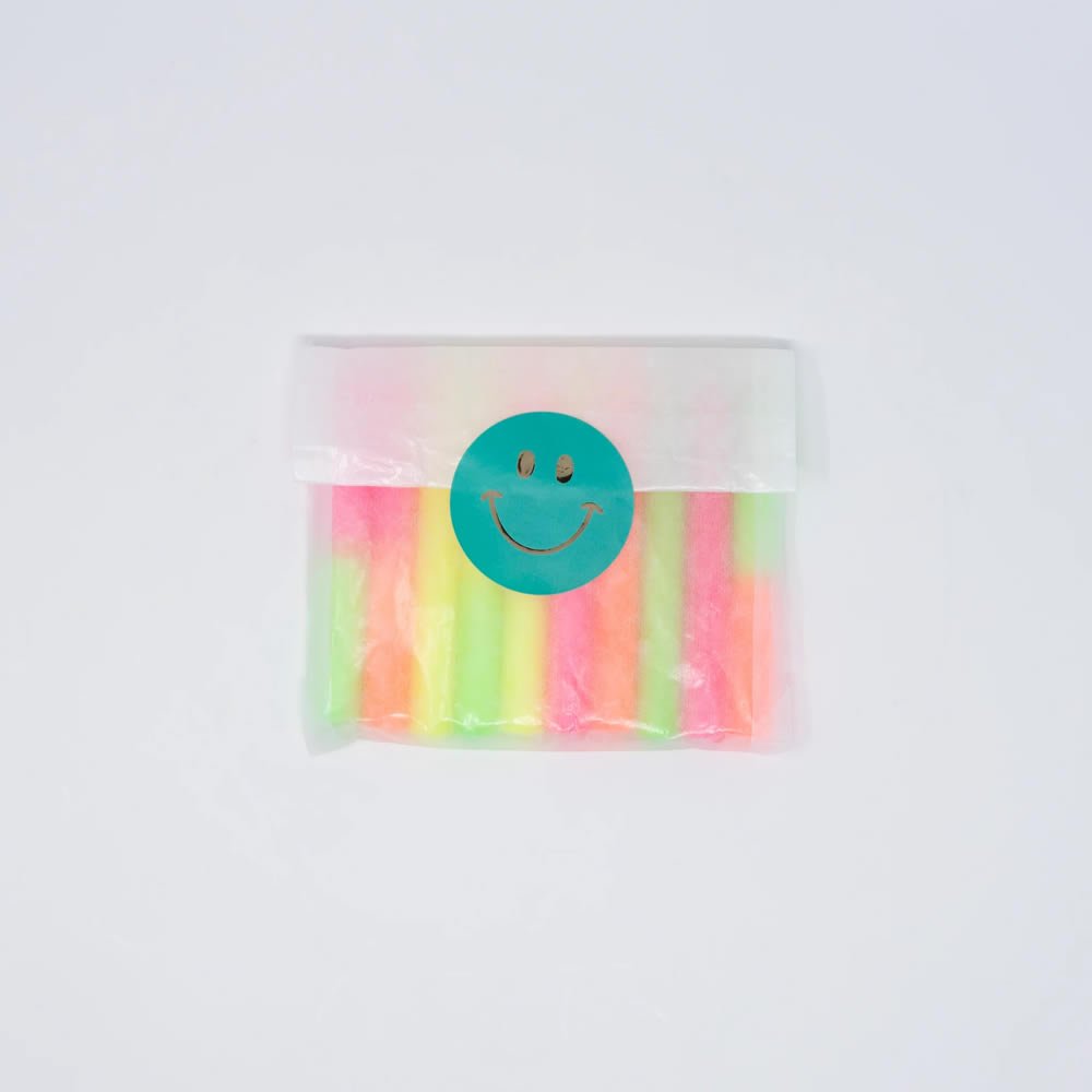 Madam ERLE Geburtstagskerzen DIP DYE NEON (10 Stück)