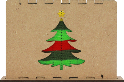 mikiprojekt Bastelset Weben Weihnachtsbaum