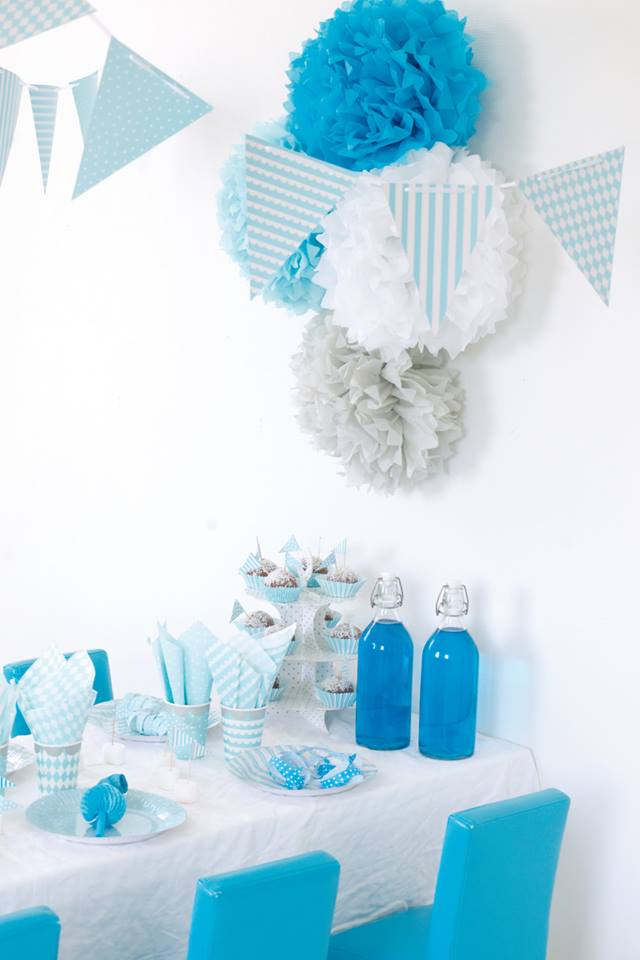JaBaDaBaDo Trinkbecher Babyshower hellblau (8 Stk.)