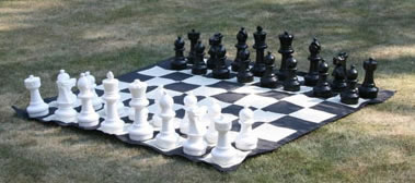 Übergames Garten Schachspiel inkl. Spielfeld
