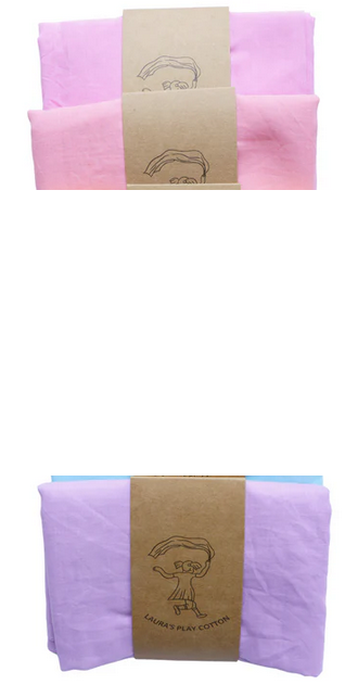 LAURA`S PLAY COTTON Spieltuch PINK 90x90cm