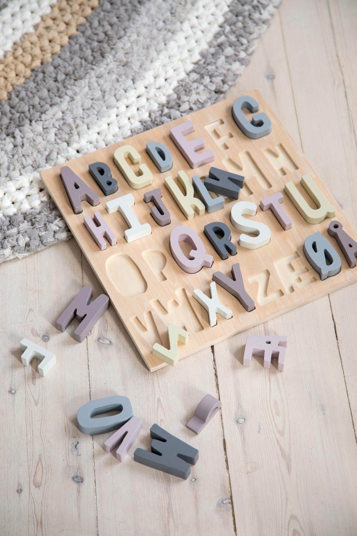 sebra Puzzle ABC mitternachtspflaume